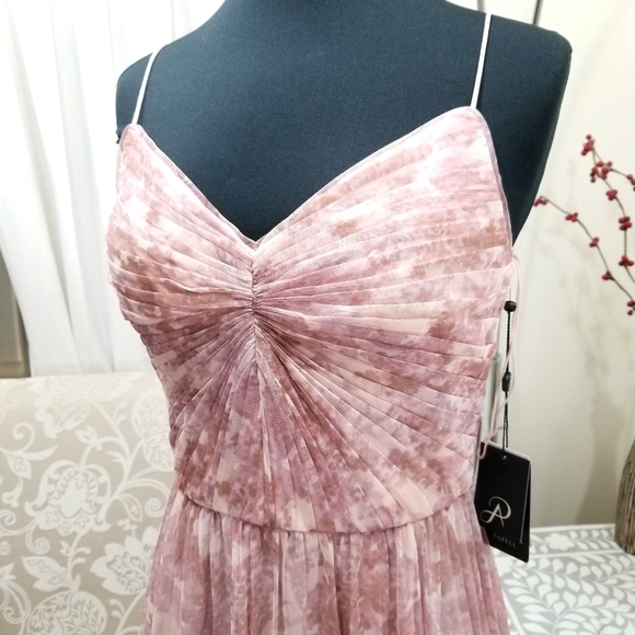 🔥LAST 1🔥NWT DREAMY ADRIANNA PAPELL MAXI DRESS - Picture 3 of 11